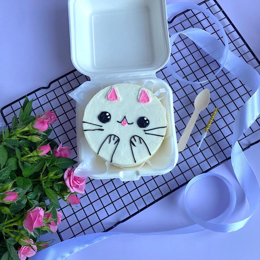 Бенто торт «котик» в подарок 🎁 для девушки , ребёнка, девочки