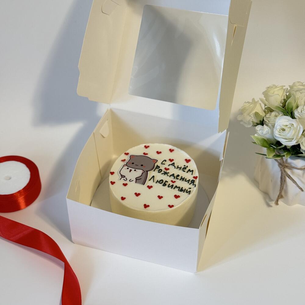 Бенто торт Котики