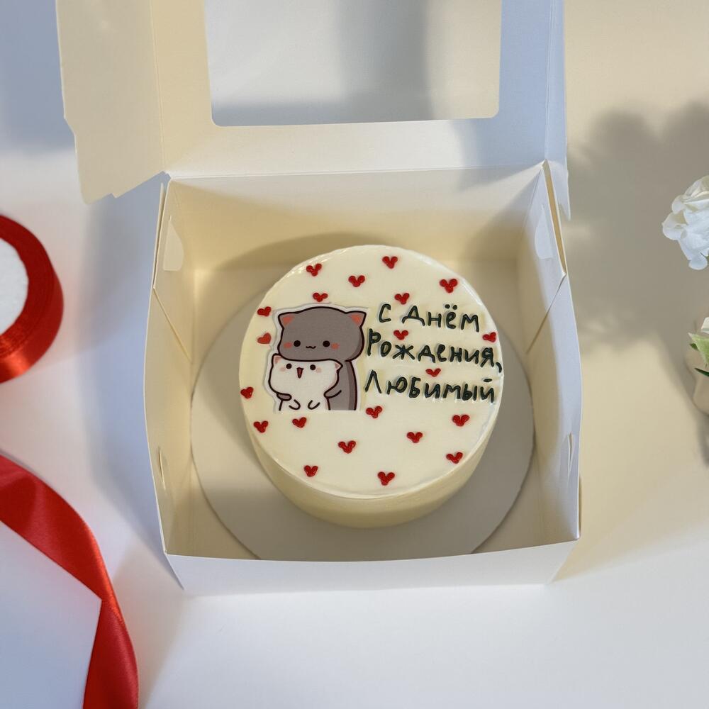 Бенто торт Котики