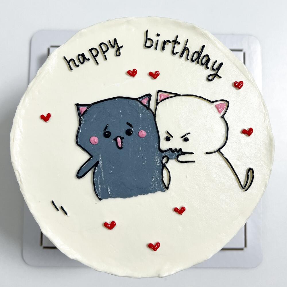 Бенто торт котики на день рождения