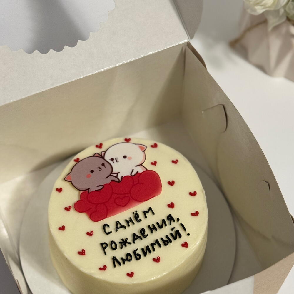 Бенто торт котята