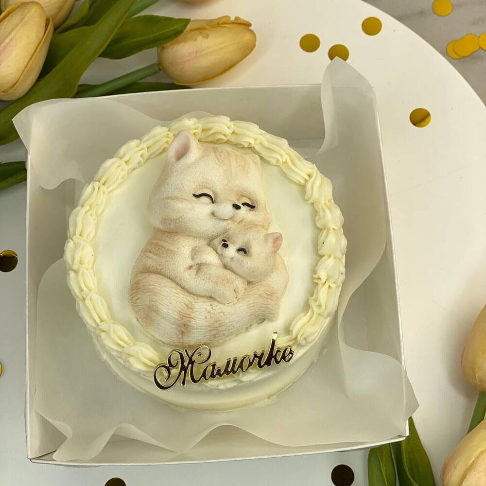 Бенто торт котята на день Матери