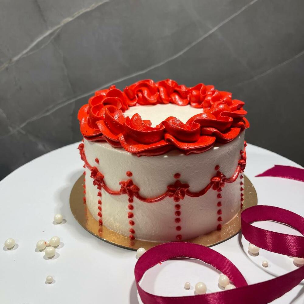 Бенто торт красная любовь