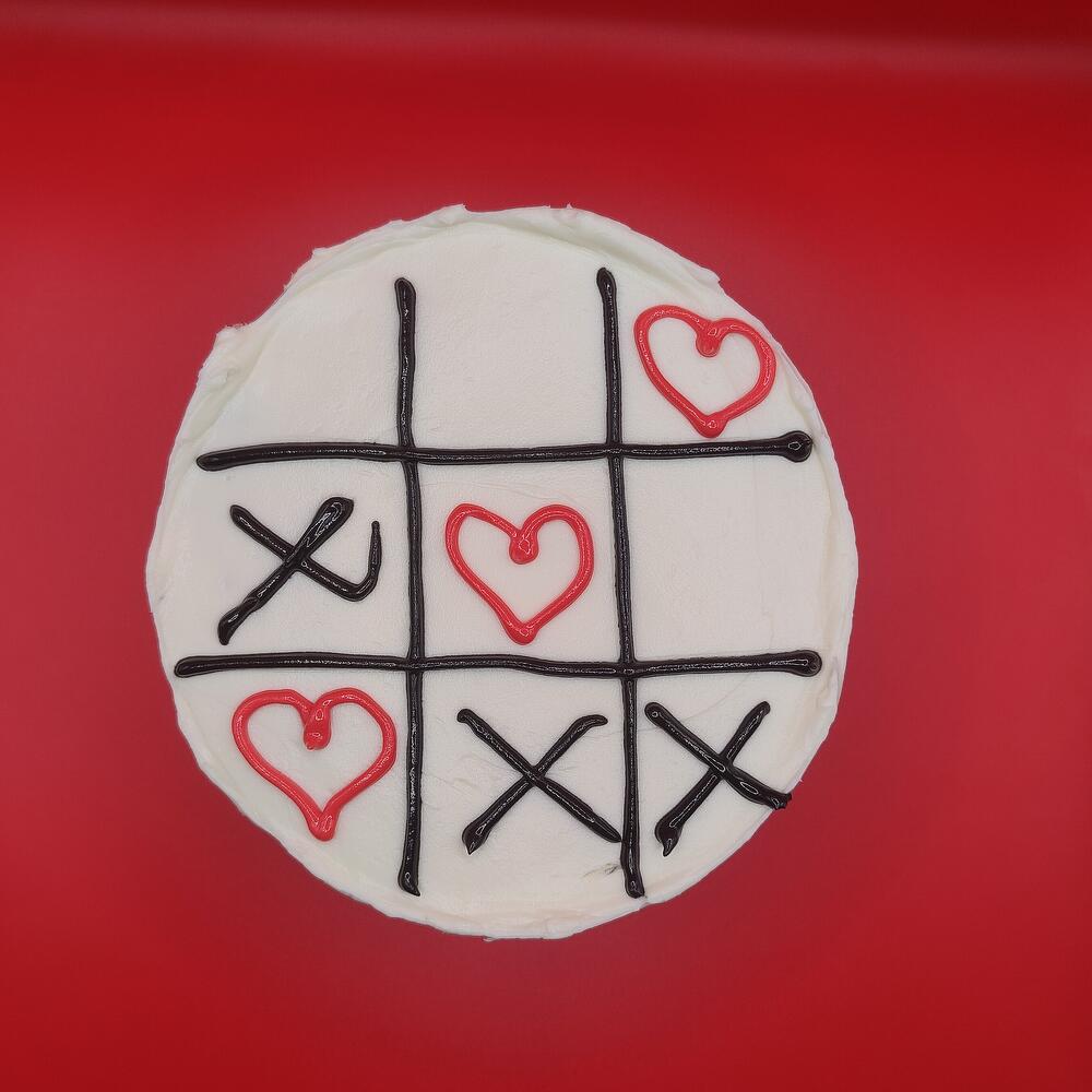 Бенто торт «Крестики нолики»