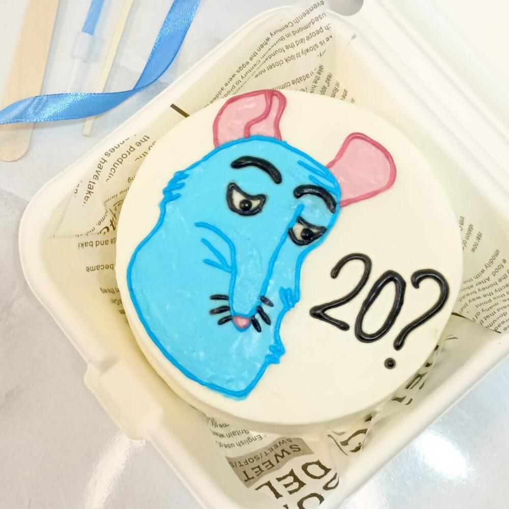 Бенто-торт «крыса»