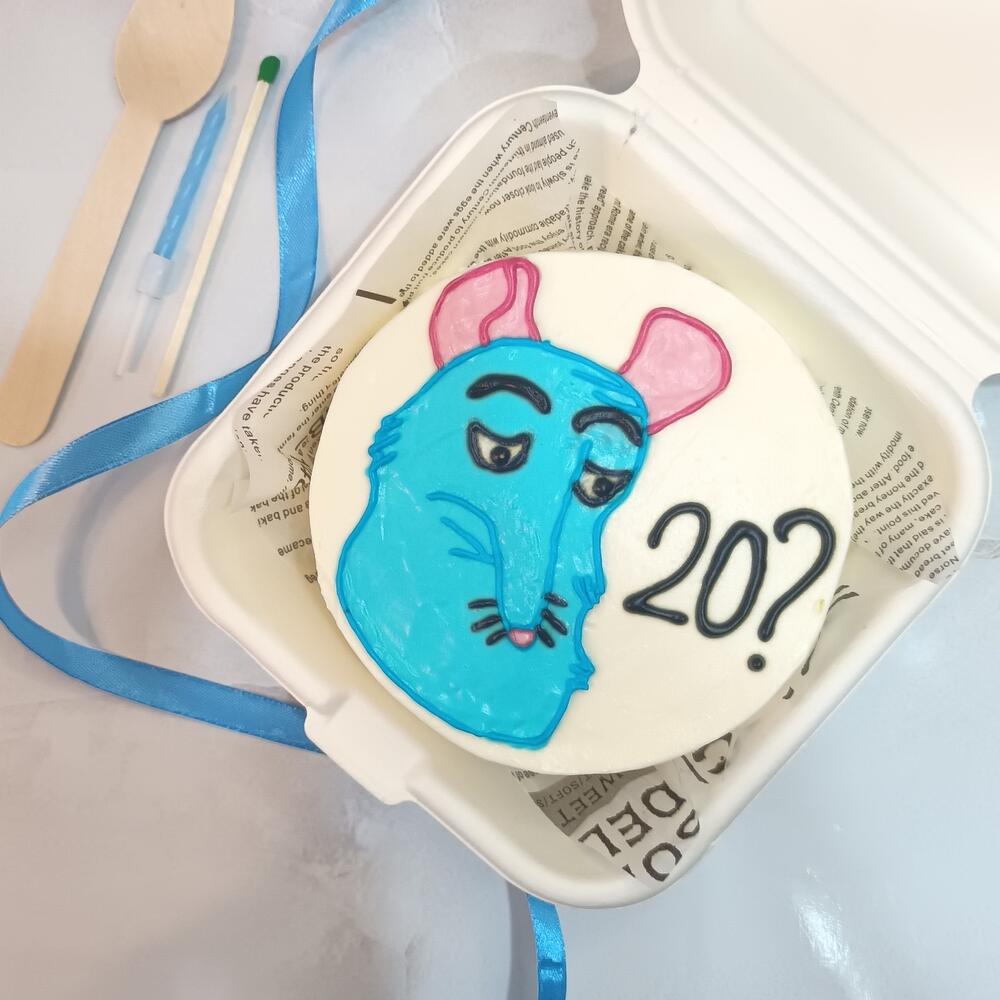 Бенто-торт «крыса»