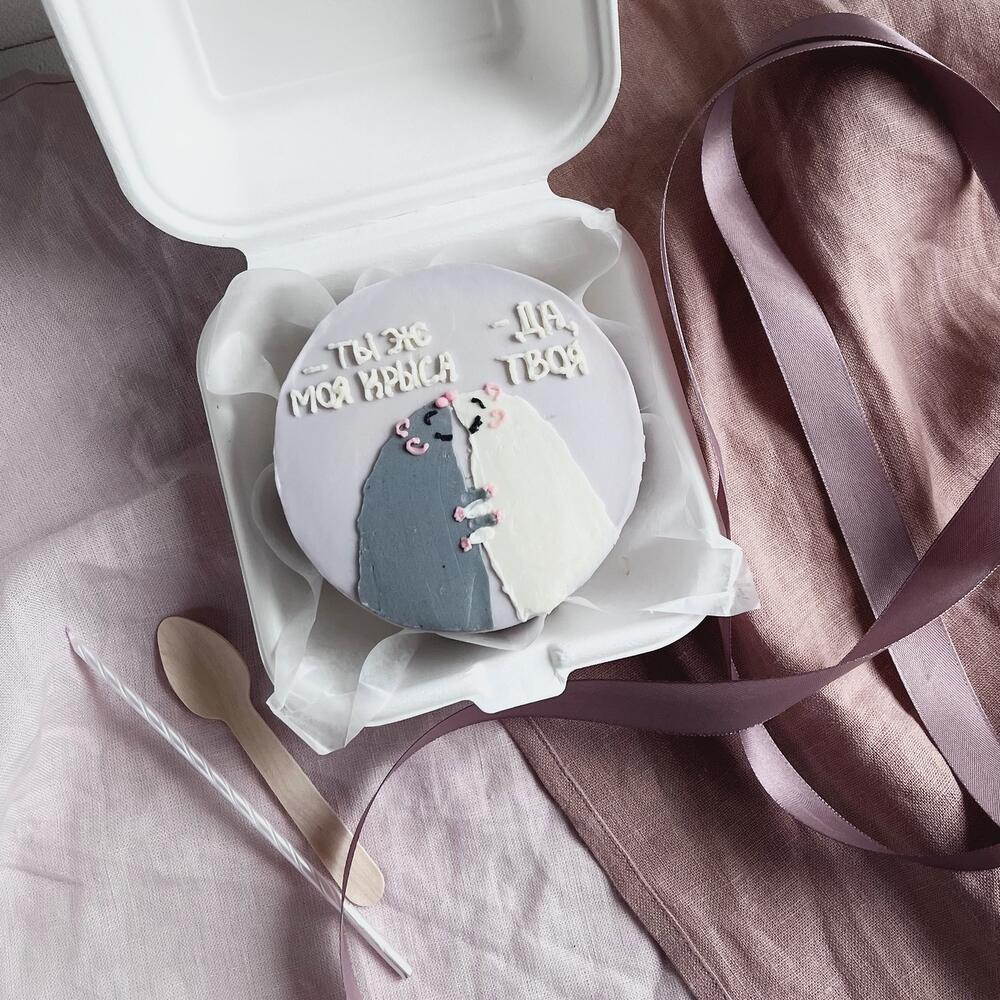 Бенто торт Крыса - милые Крысы