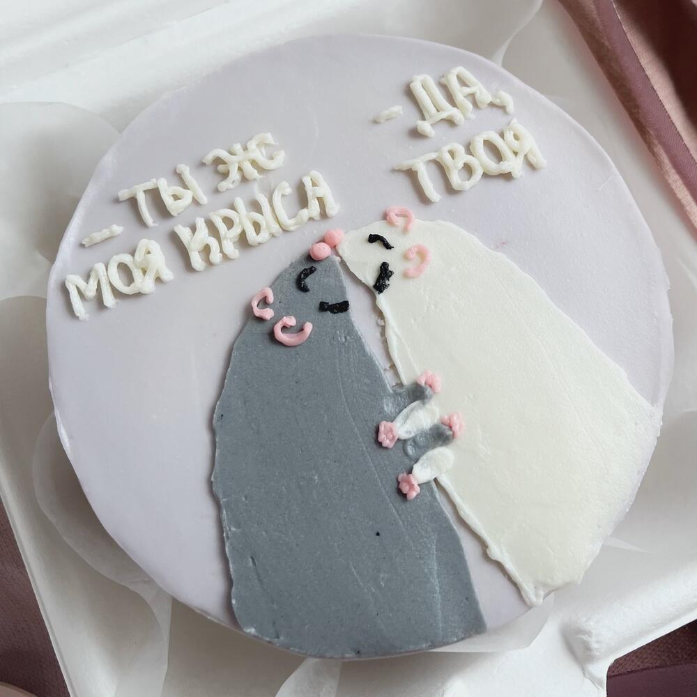 Бенто торт Крыса - милые Крысы