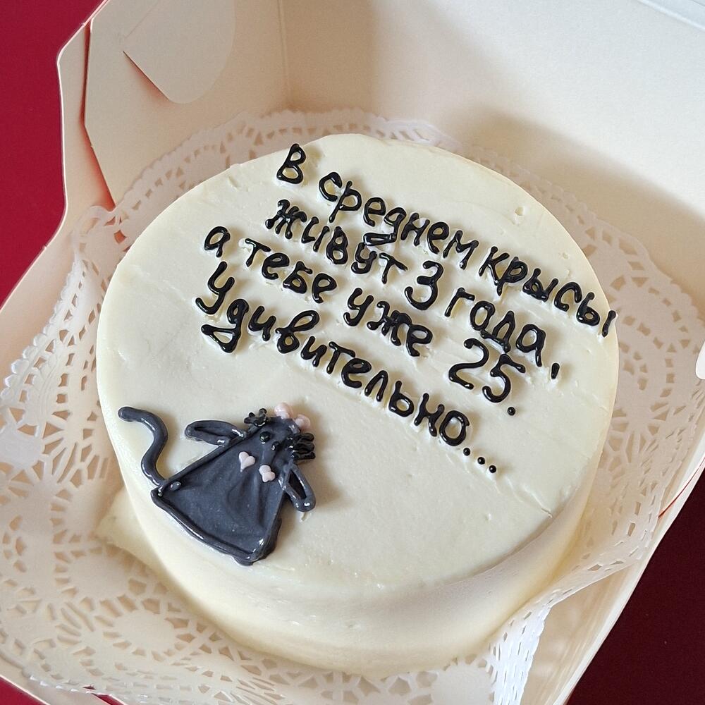 Бенто-торт крысы живут 3 года