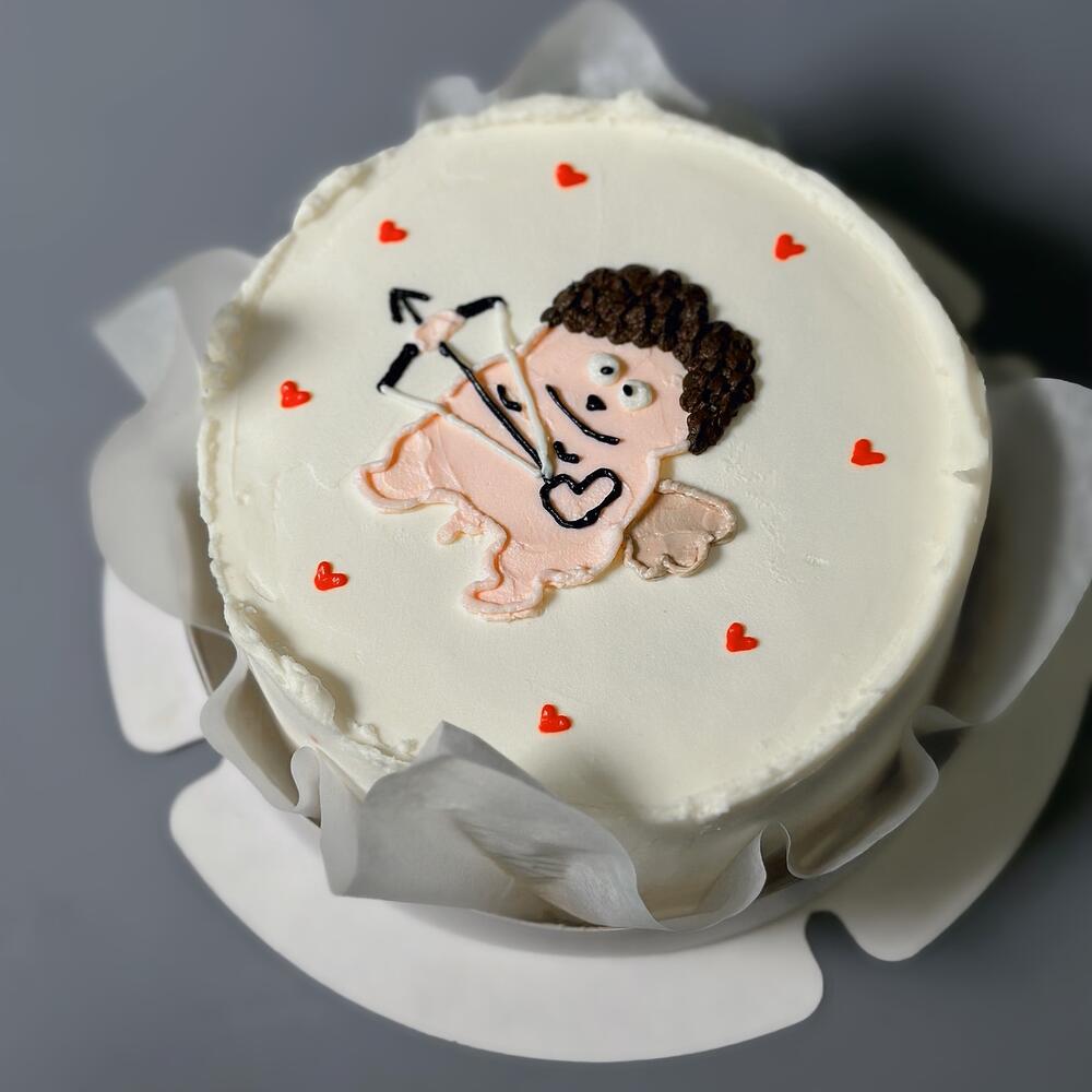 Бенто торт «купидон»