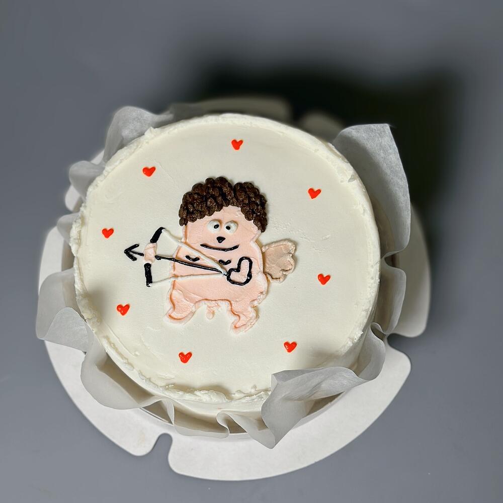 Бенто торт «купидон»