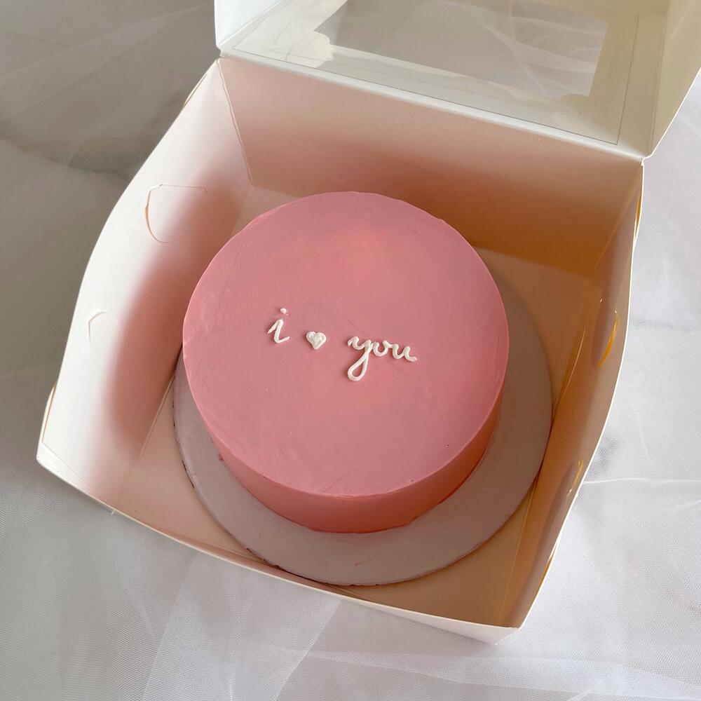 Бенто торт l love you