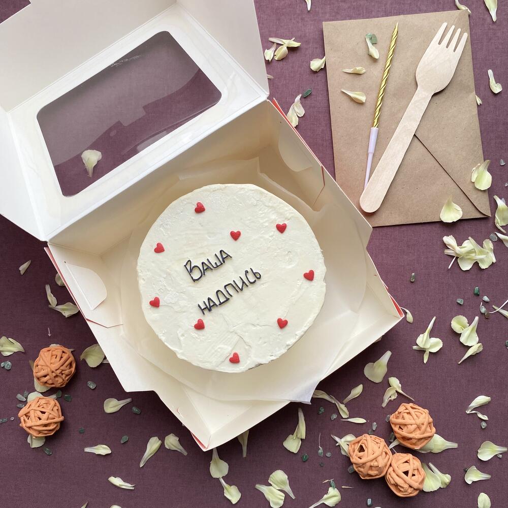 Бенто-торт L «Ваша надпись»