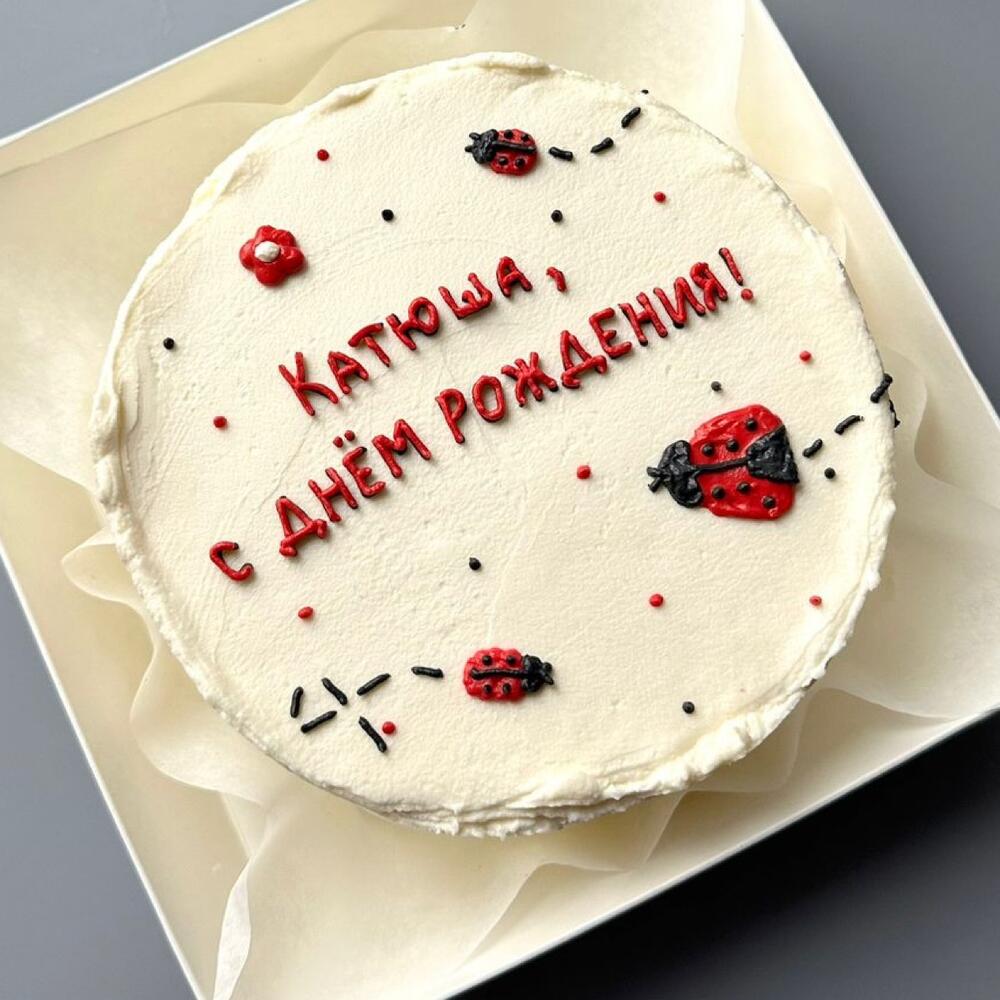 Бенто торт «ladybug»