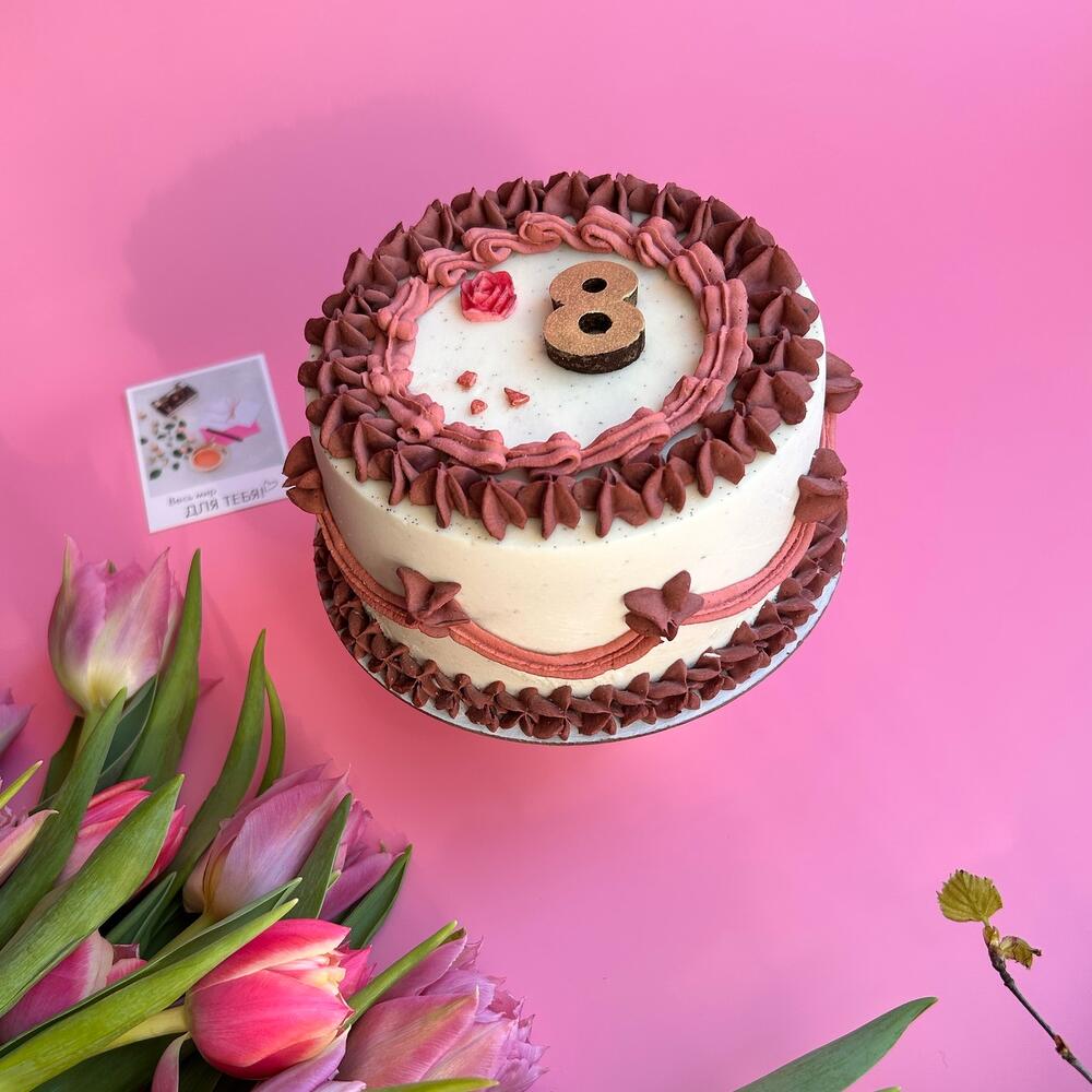 Бенто-торт «Ламбет» из мороженого для девушки