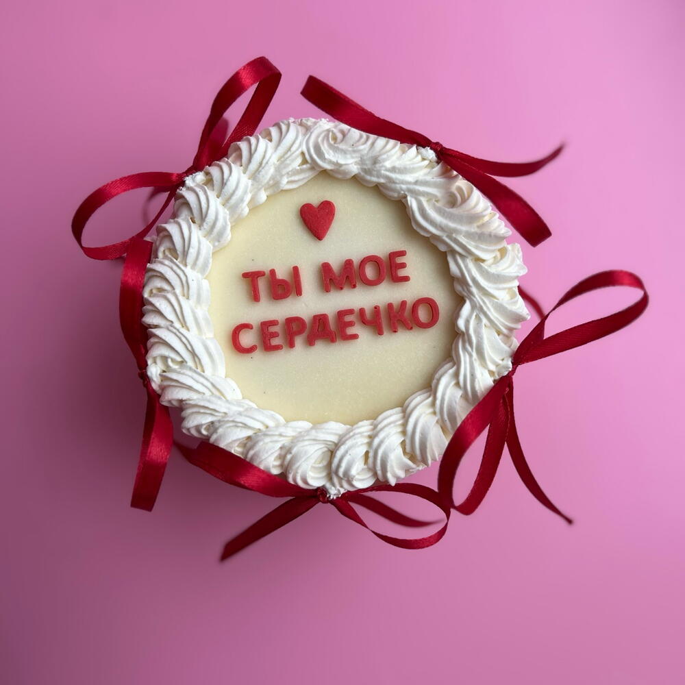 Бенто-торт «Ламбет» из мороженого к 14 февраля