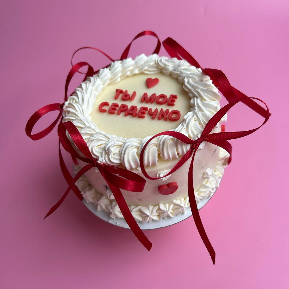 Бенто-торт «Ламбет» из мороженого к 14 февраля