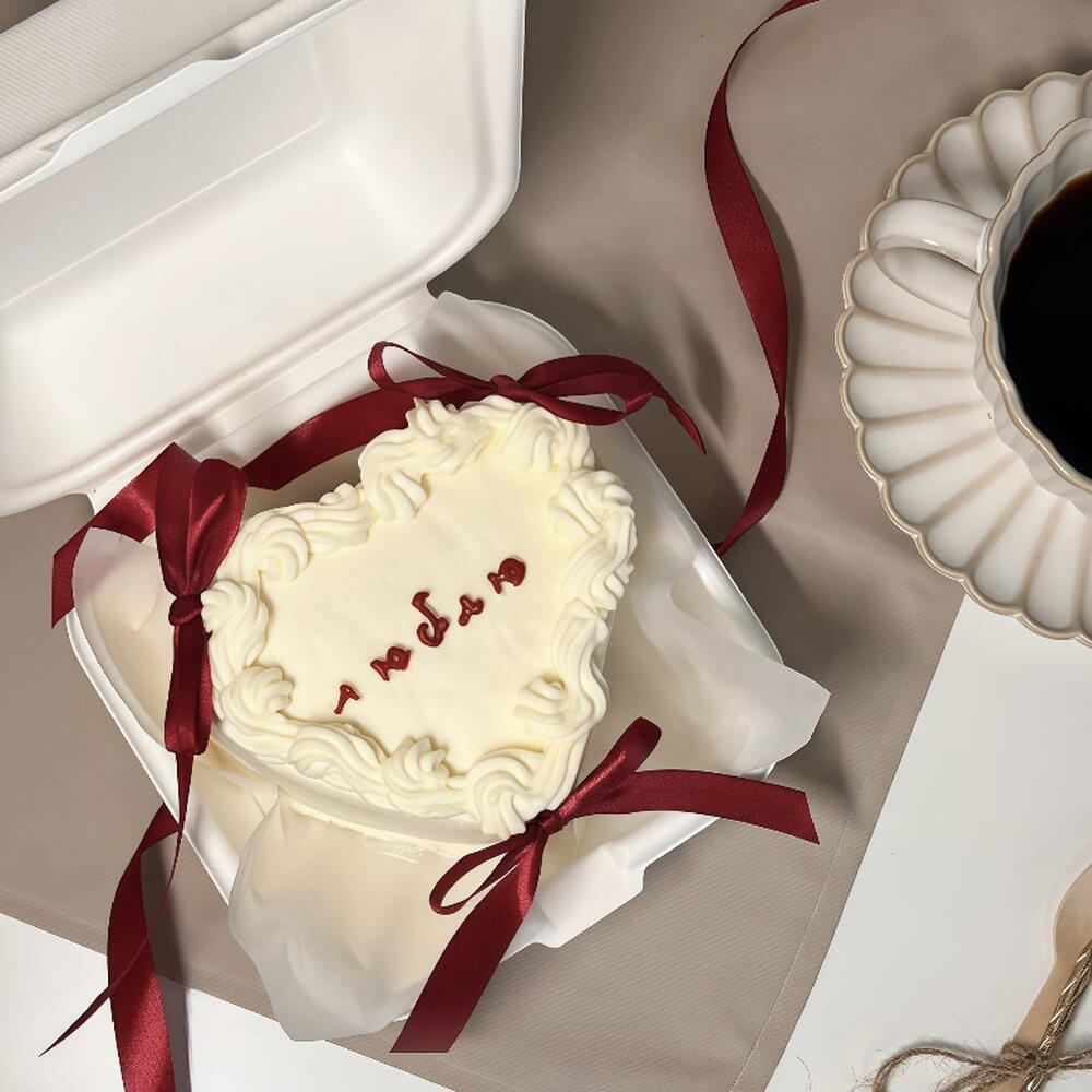 Бенто торт Ламбет "Люблю" на 14 февраля