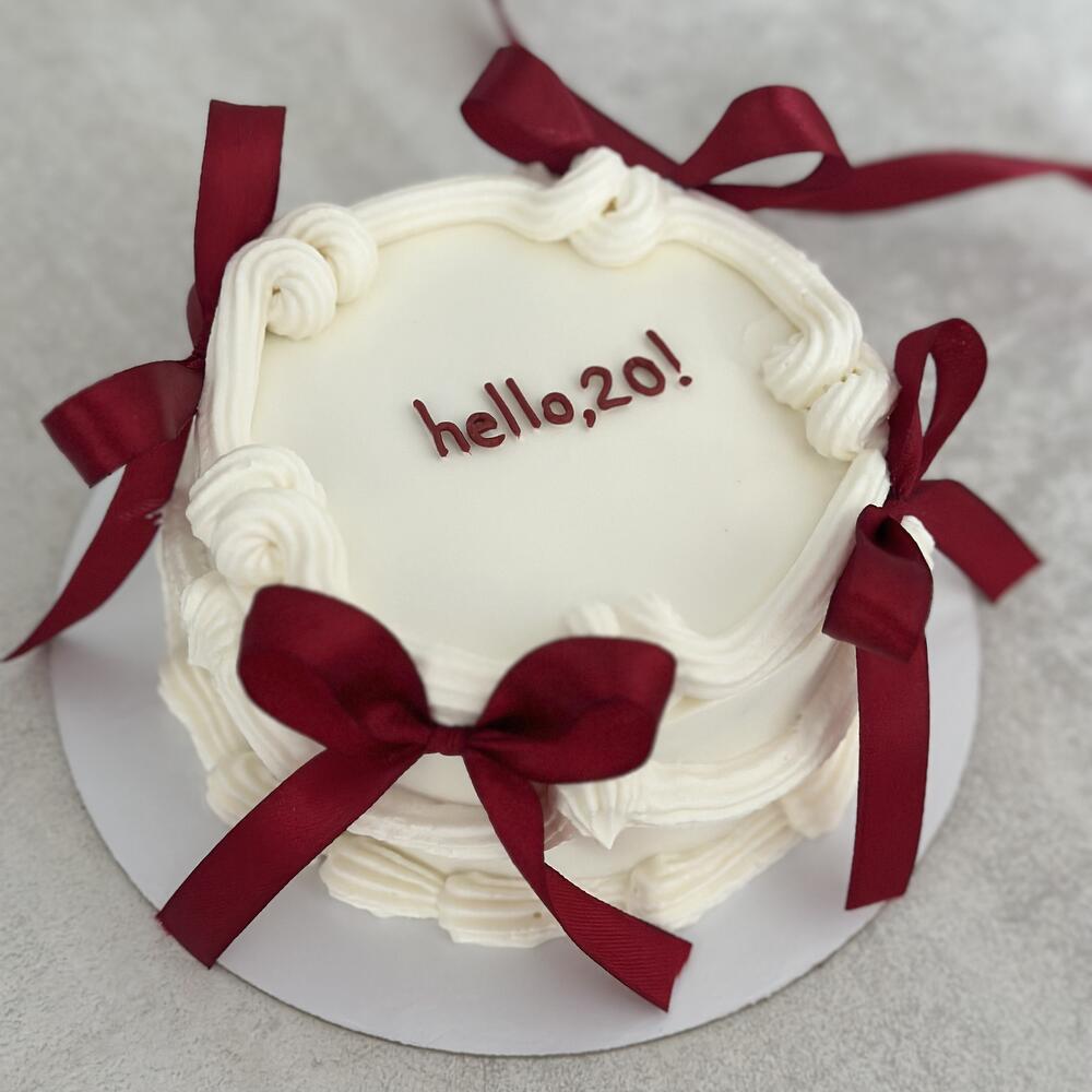 Бенто торт ламбет на день рождения с бантиками сестре себе дочке подруге