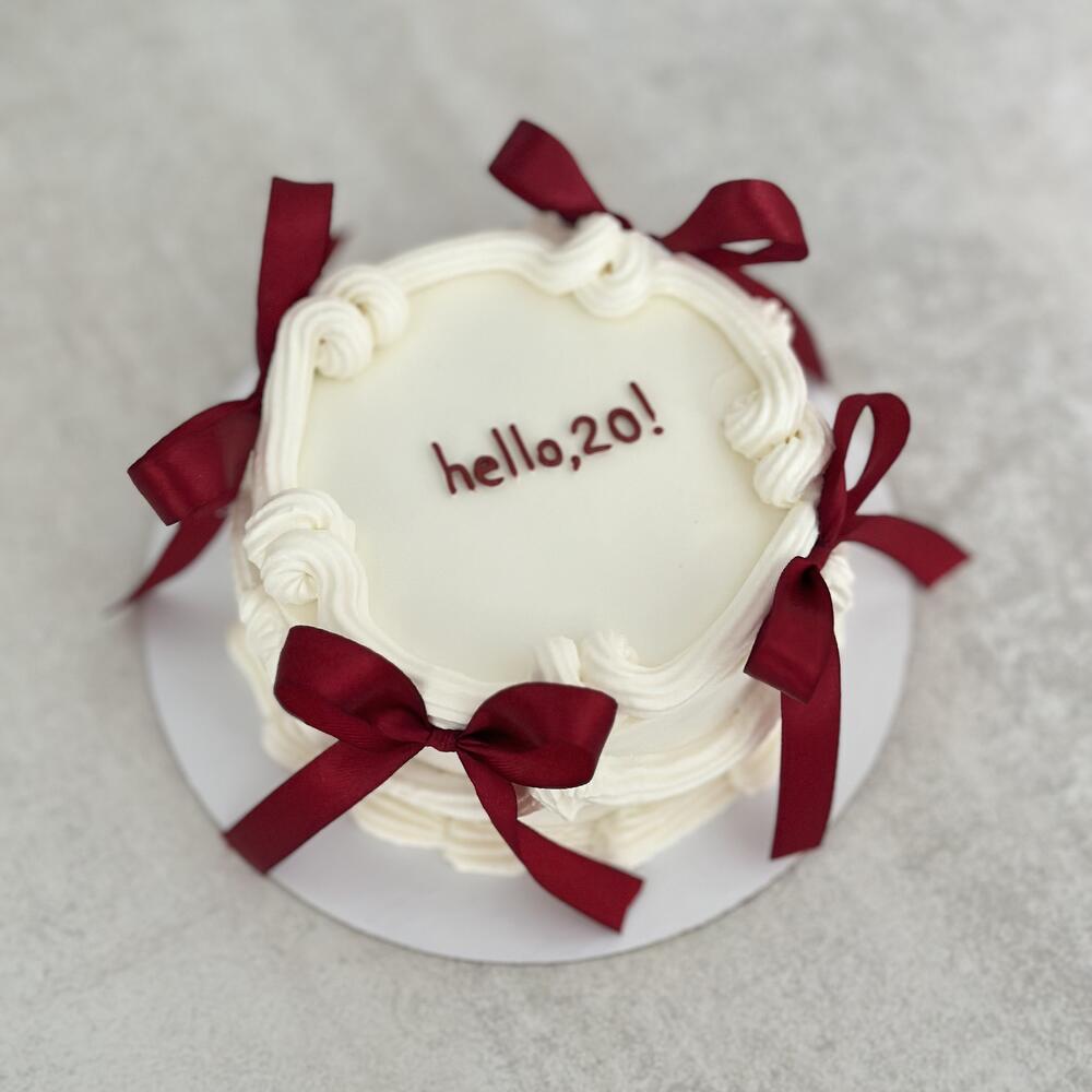 Бенто торт ламбет на день рождения с бантиками сестре себе дочке подруге