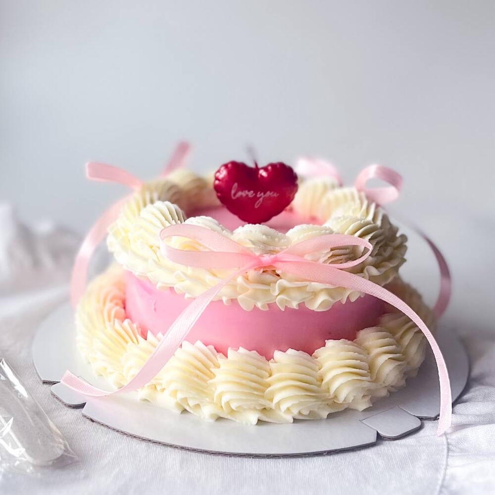 Бенто- торт Ламбет розовый/сладкая валентинка к 14 февраля/дари эмоции
