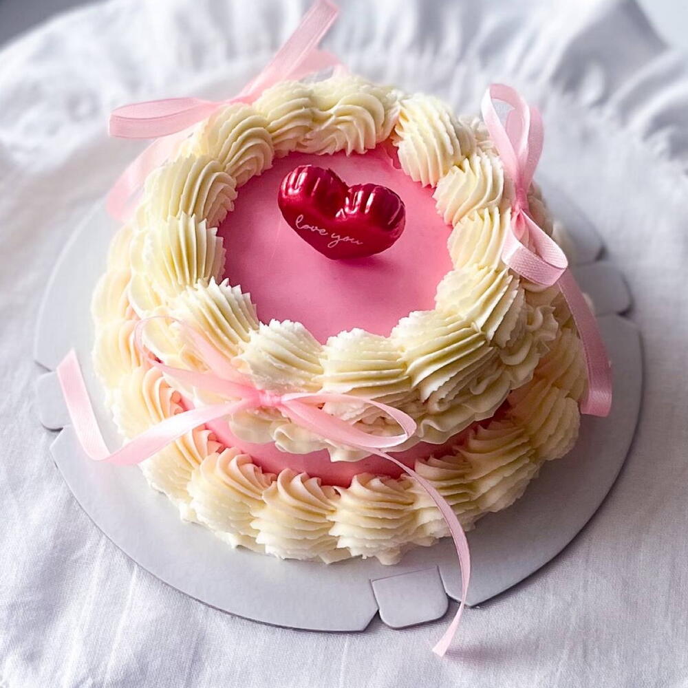 Бенто- торт Ламбет розовый/сладкая валентинка к 14 февраля/дари эмоции