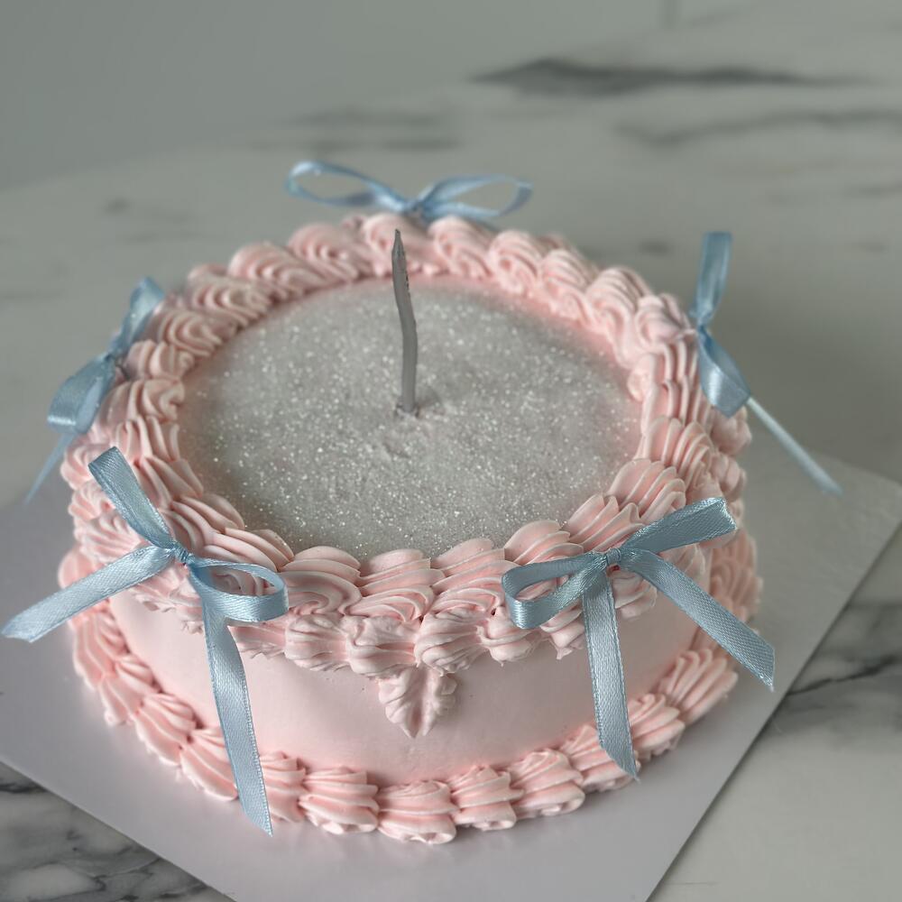 Бенто торт ламбет с блёстками