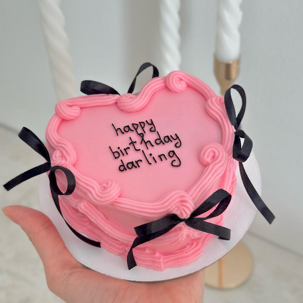 Бенто торт ламбет в виде сердца девушке девочке сестре подруге дочери на 14 февраля