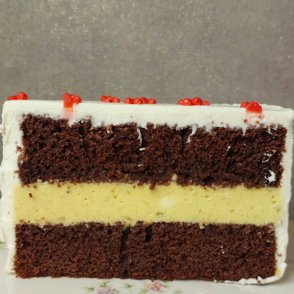 Бенто-торт-Латте"банан-шоколад