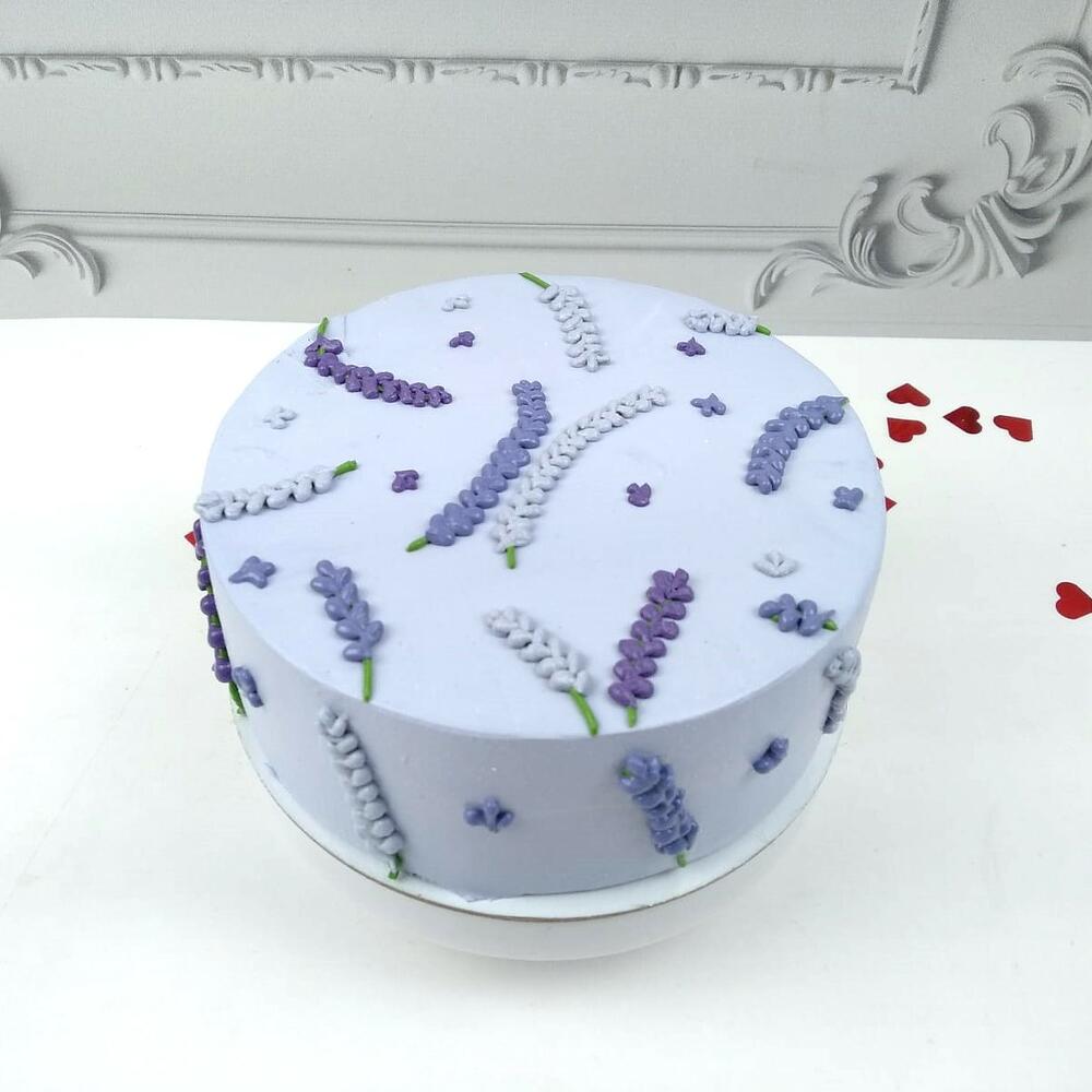 Бенто торт Лаванда