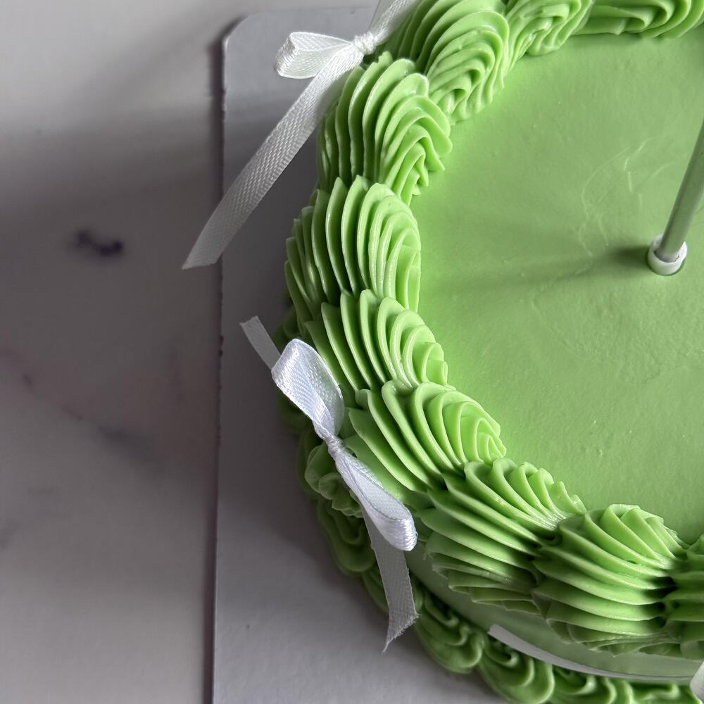 Бенто торт лаймовый ламбет