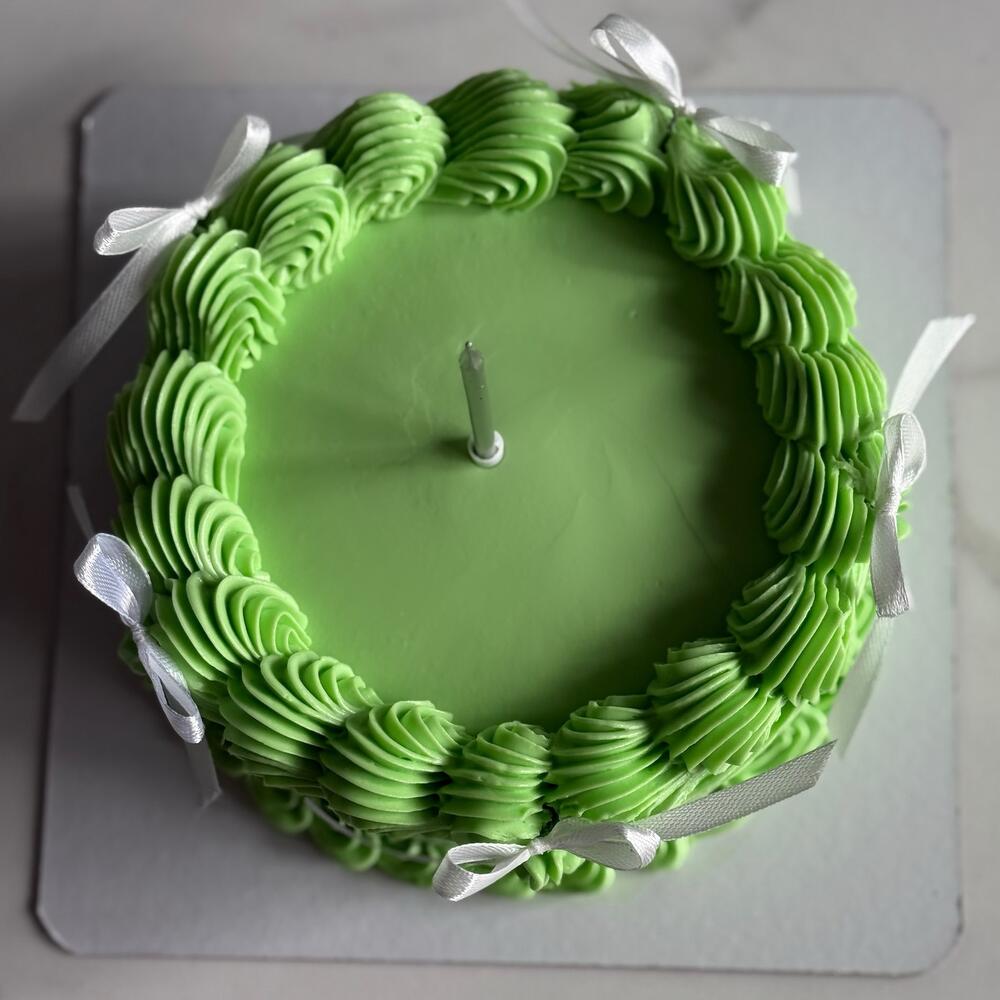 Бенто торт лаймовый ламбет