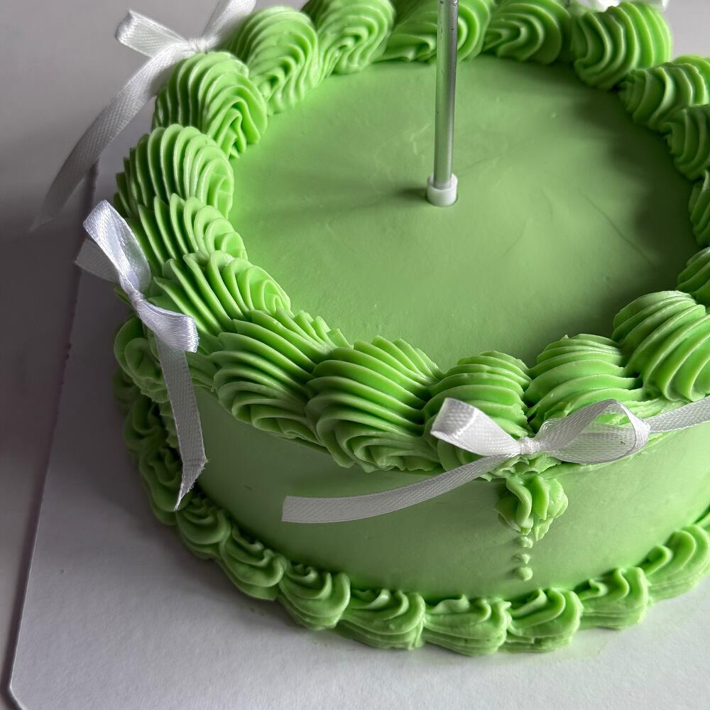 Бенто торт лаймовый ламбет