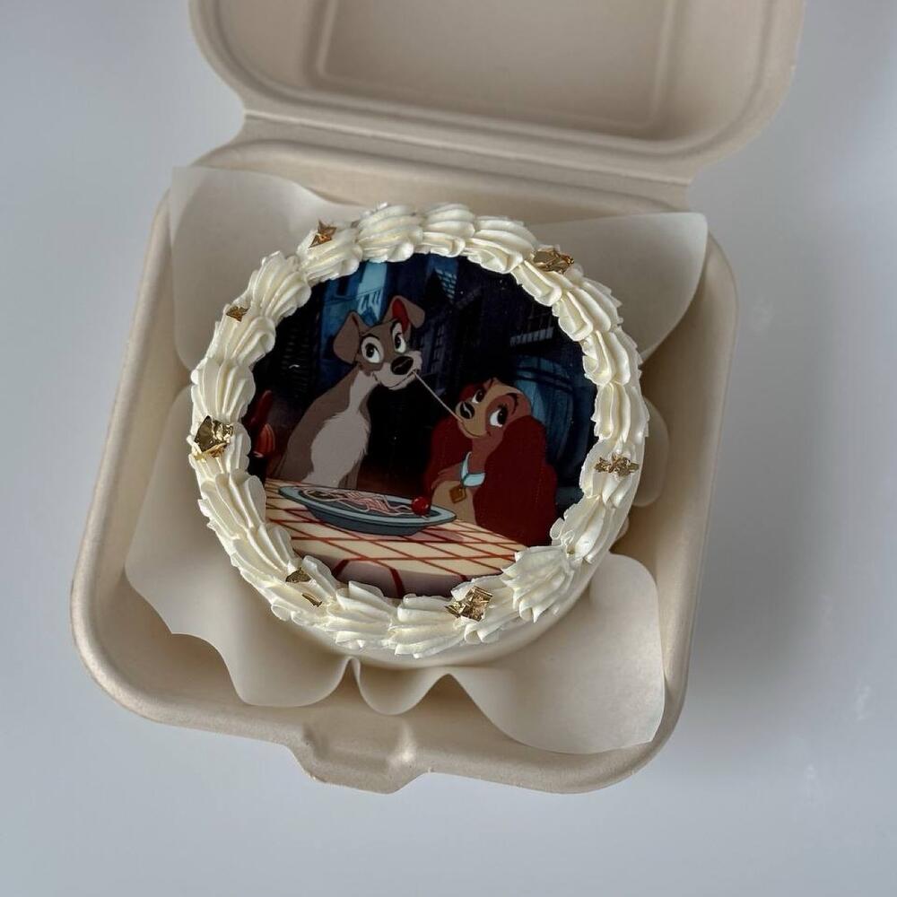 Бенто торт Леди и Бродяга