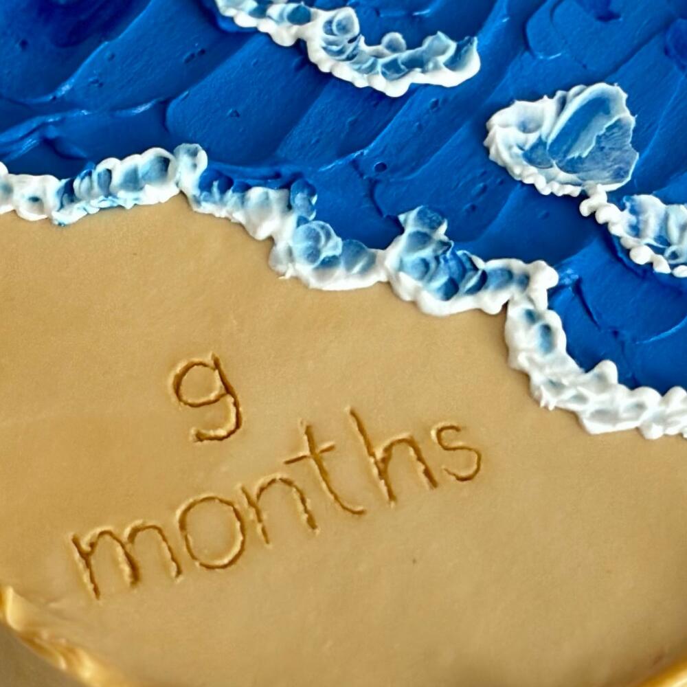 Бенто торт летний пляж море