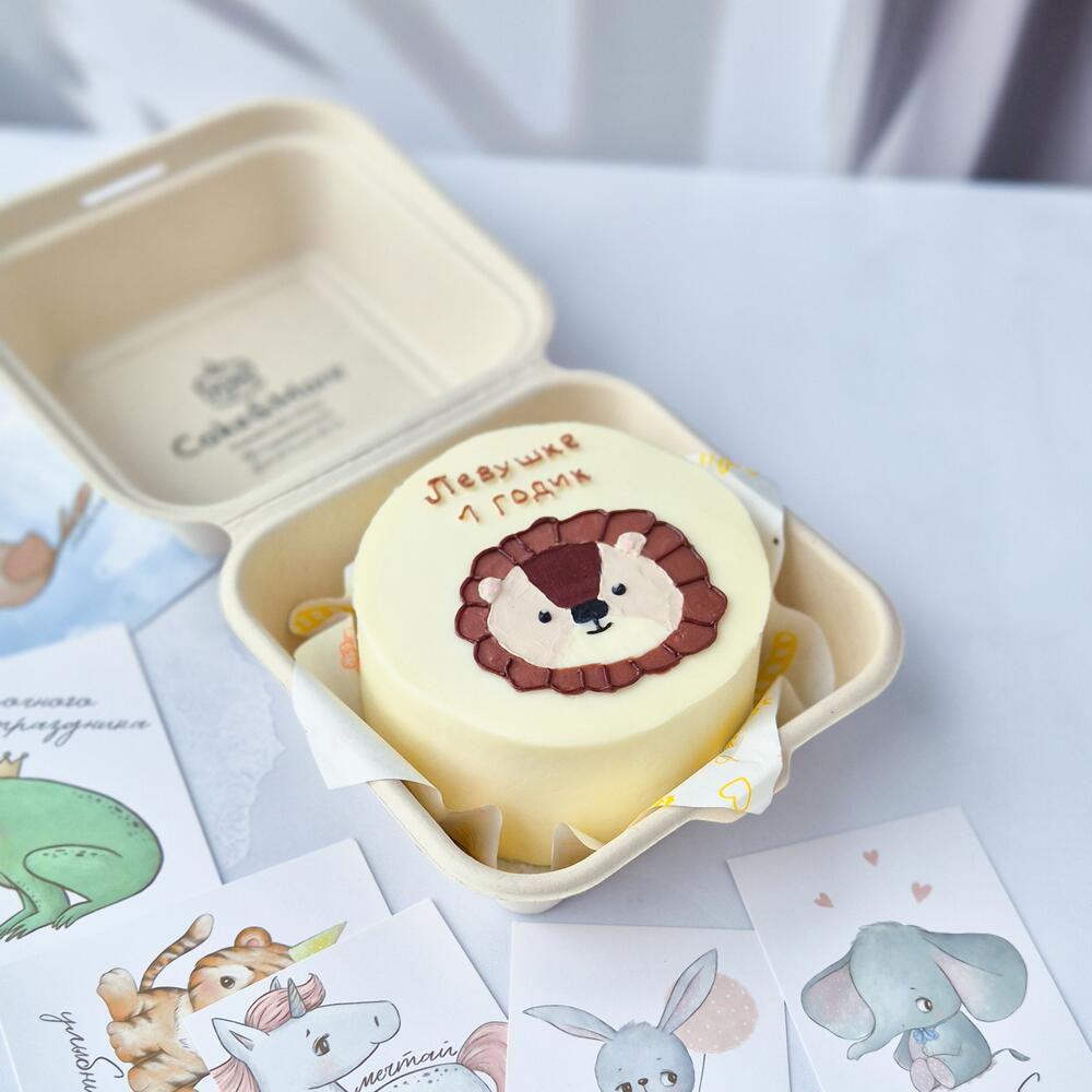 Бенто-торт Лев