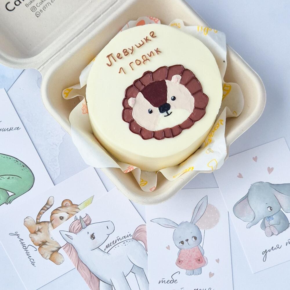 Бенто-торт Лев