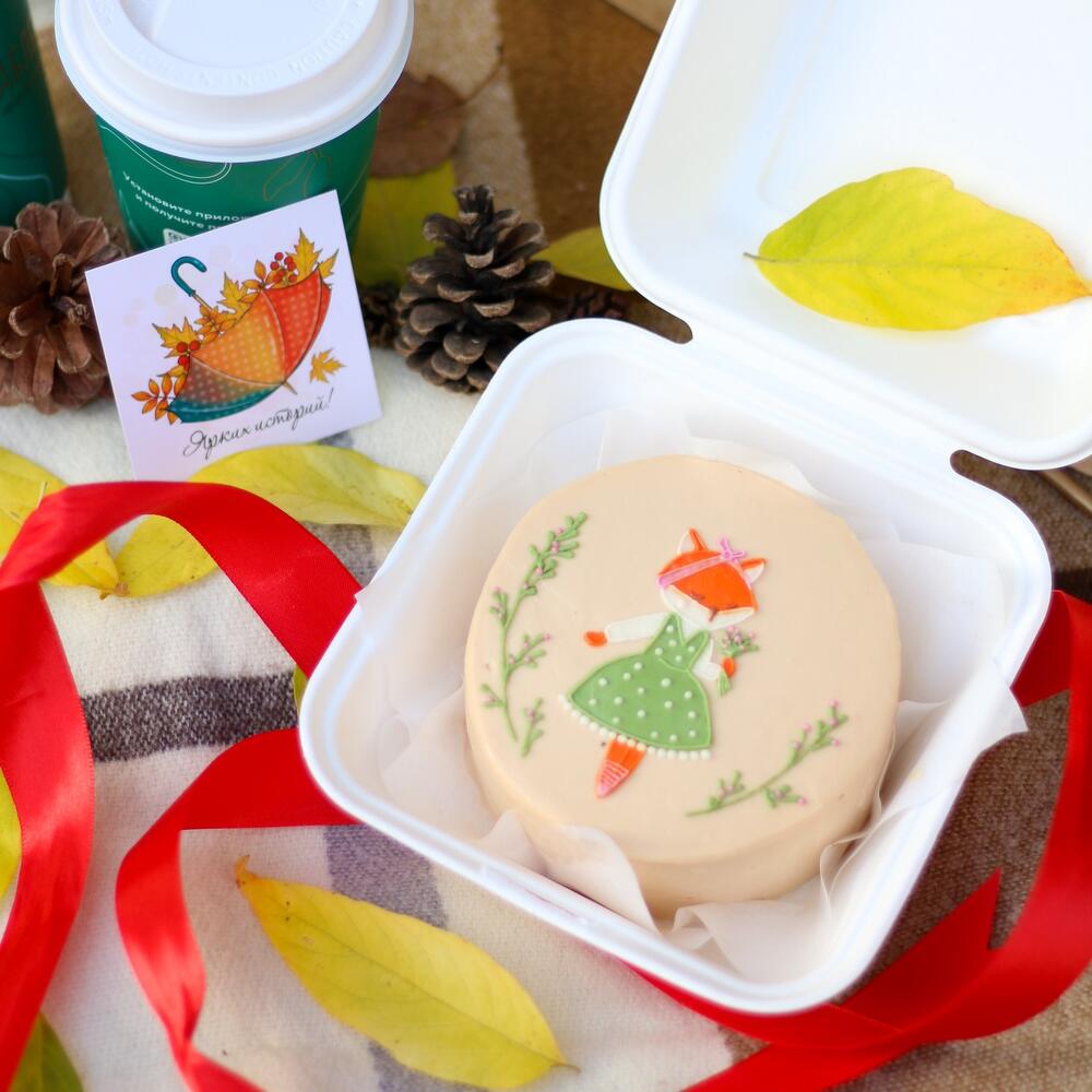 Бенто торт лиса