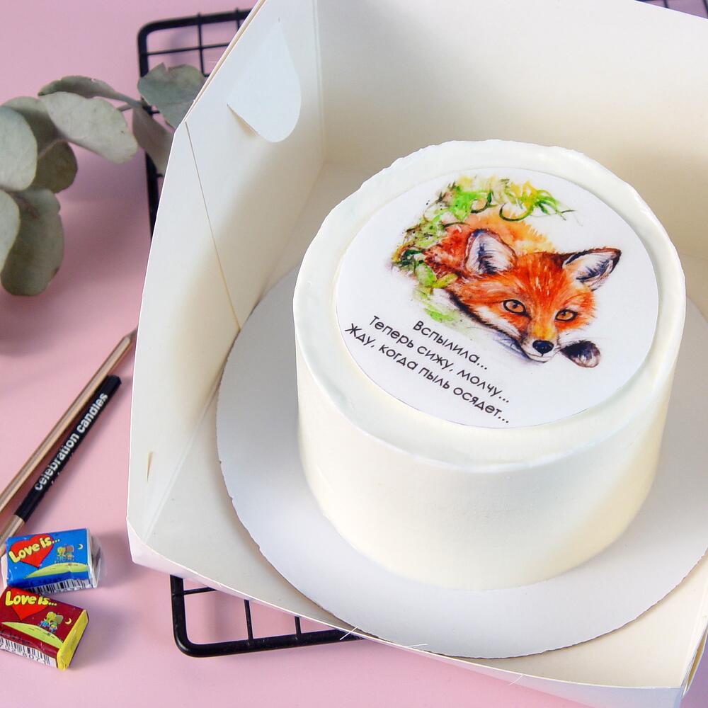 Бенто-торт Лисенок - Вспылила)