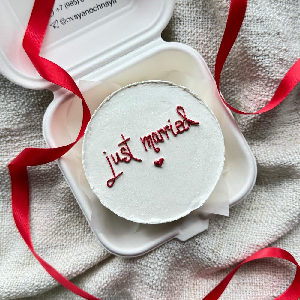 Бенто торт Love ,для молодоженов