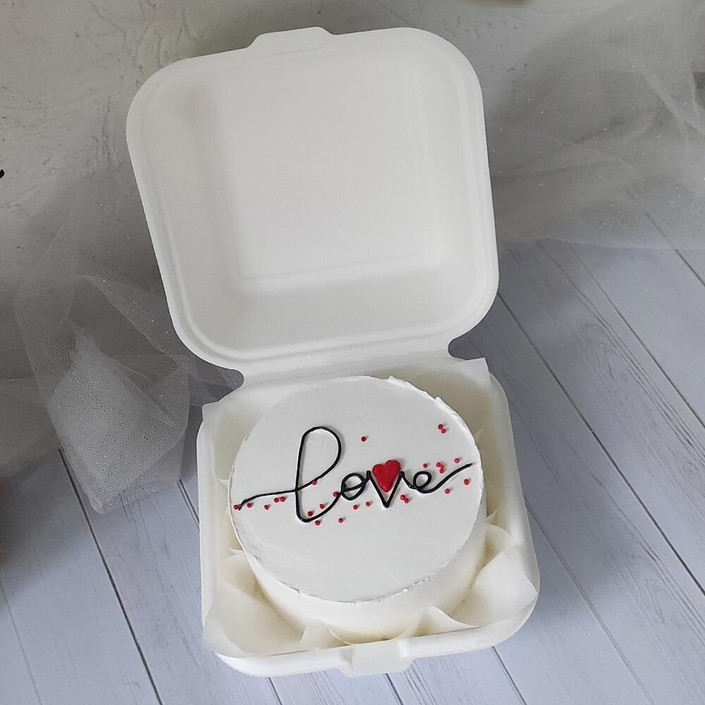 Бенто торт «Love» на 14 февраля