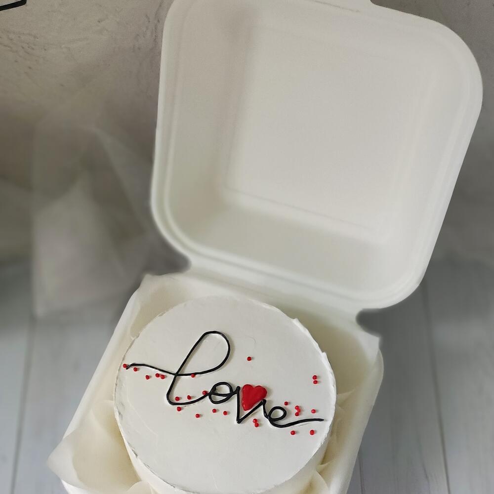 Бенто торт «Love» на 14 февраля