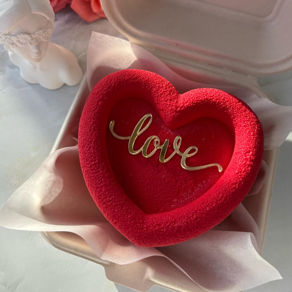 Бенто-торт «love» на День влюблённых🎁
