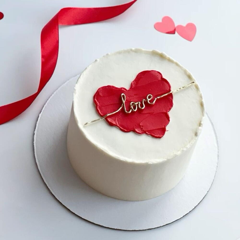 Бенто торт Love сердце