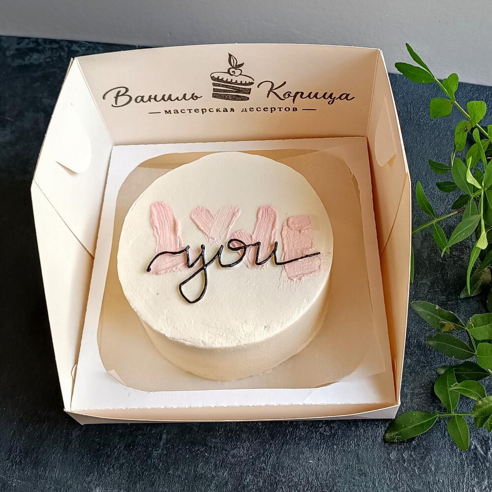 Бенто-торт LOVE в подарок для любимых