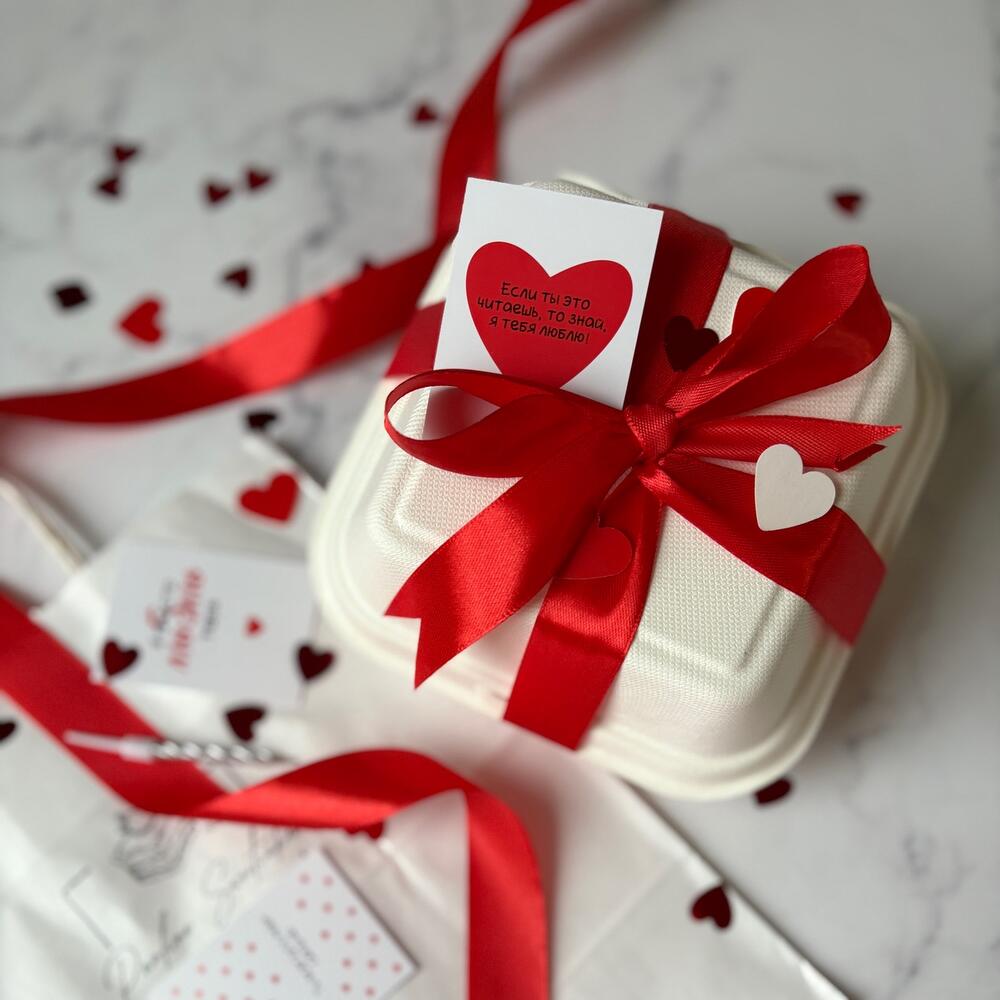 Бенто торт love you 14 февраля