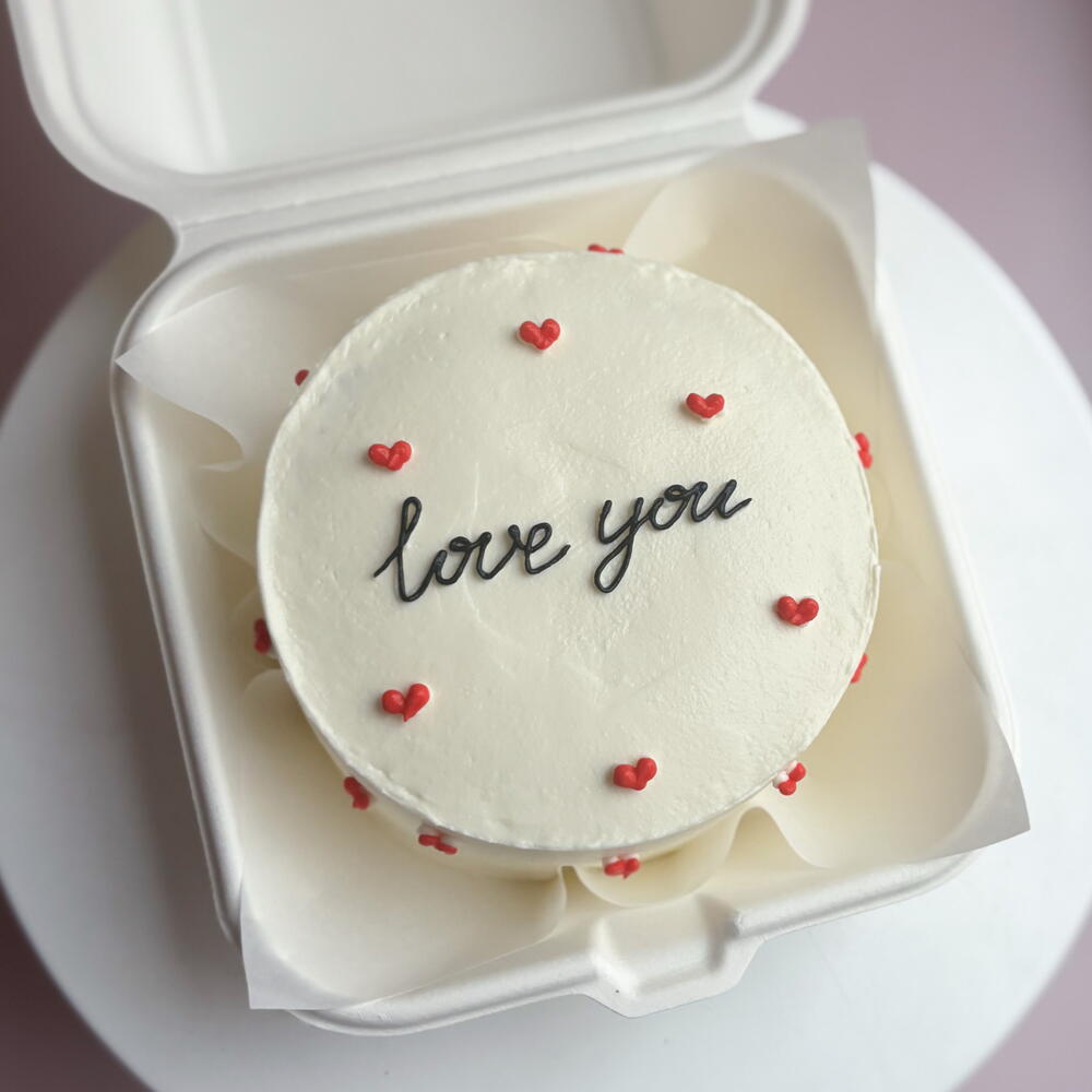 Бенто торт love you для любимого человека