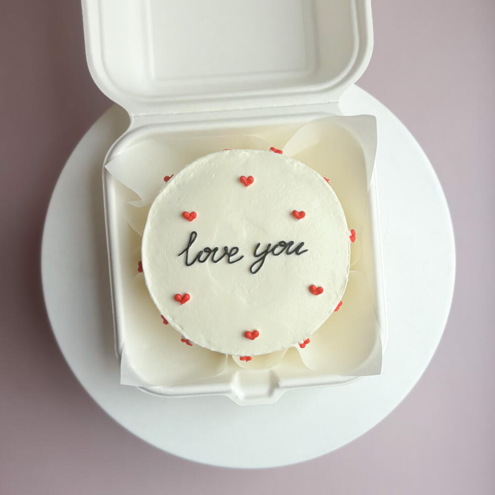 Бенто торт love you для любимого человека