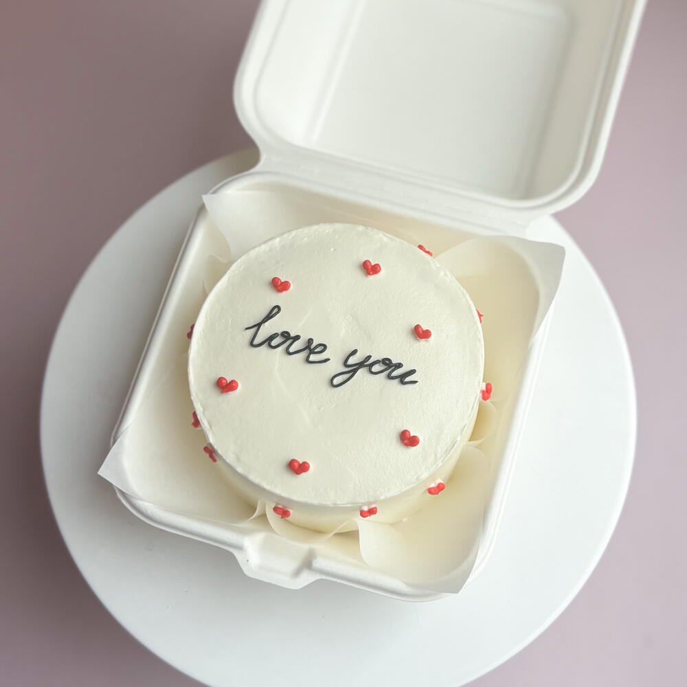 Бенто торт love you для любимого человека