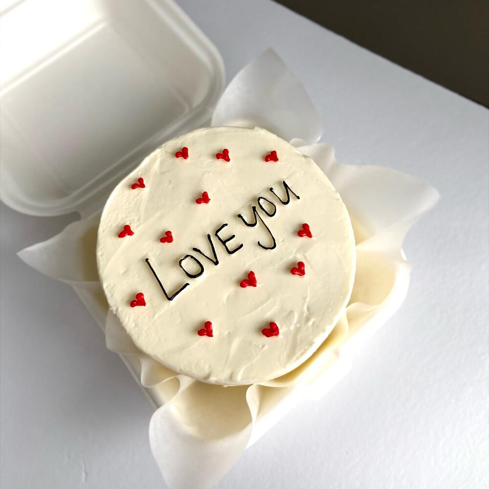 Бенто торт «Love you» подарок